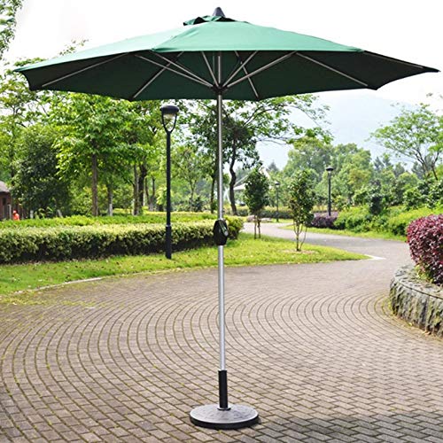 Sombrilla paraguas de 2.7M en aluminio para terrazas, jardines y patios exteriores