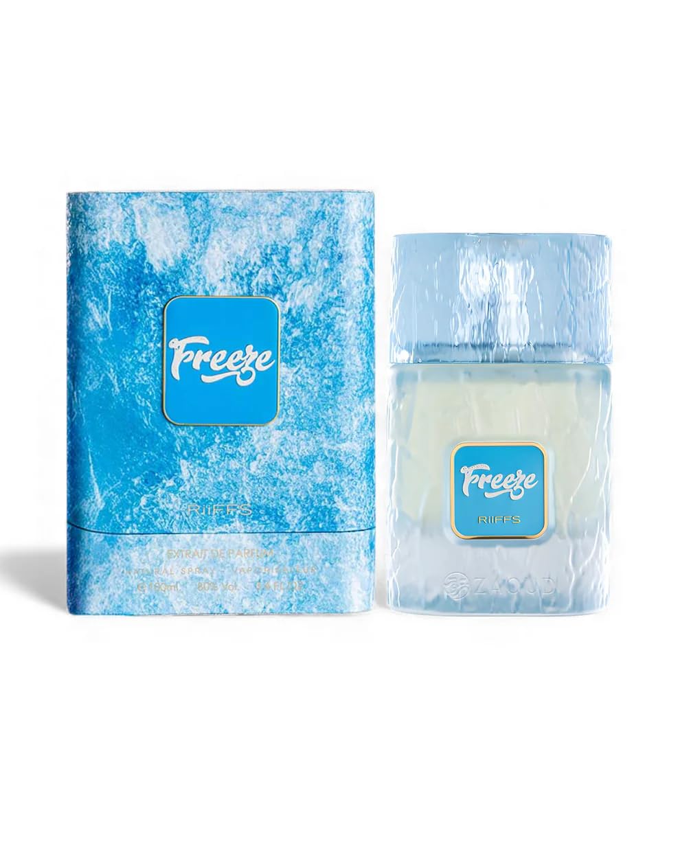 Riiffs Profumi Freeze - Fresh, Icy, Musky - Estratto di Parfum Long-Lasting Fragrance for Unisex, 3.4 Ounce / 100 ml