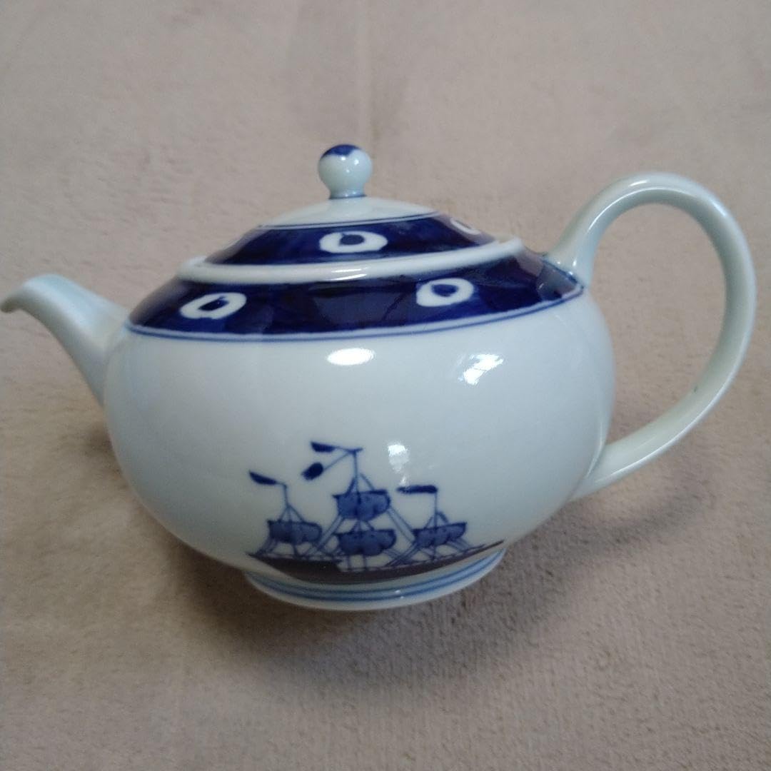 有田焼　青花　ティーセット　しん窯 楽天市場】【有田焼】【青花】【しん窯】絵変舟型中皿揃 【絵