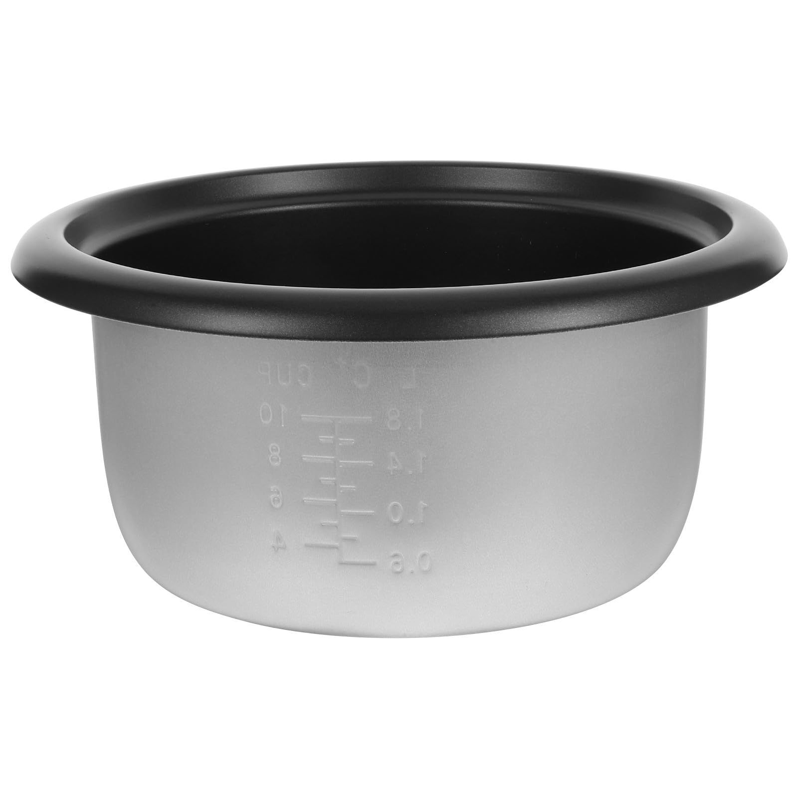 Pentola Interna Antiaderente in Lega di Alluminio 4l per Cuociriso Elettrico 700w, Scala Graduata, Ricambio per Cucina Domestica, Hotel e Dormitorio