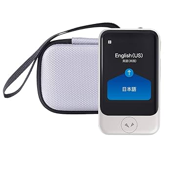 POCKETALK S 翻訳機 オシャレなレザーケース付き POCKETALK S 翻訳機 オシャレなレザーケース付き（ソーネクスト
