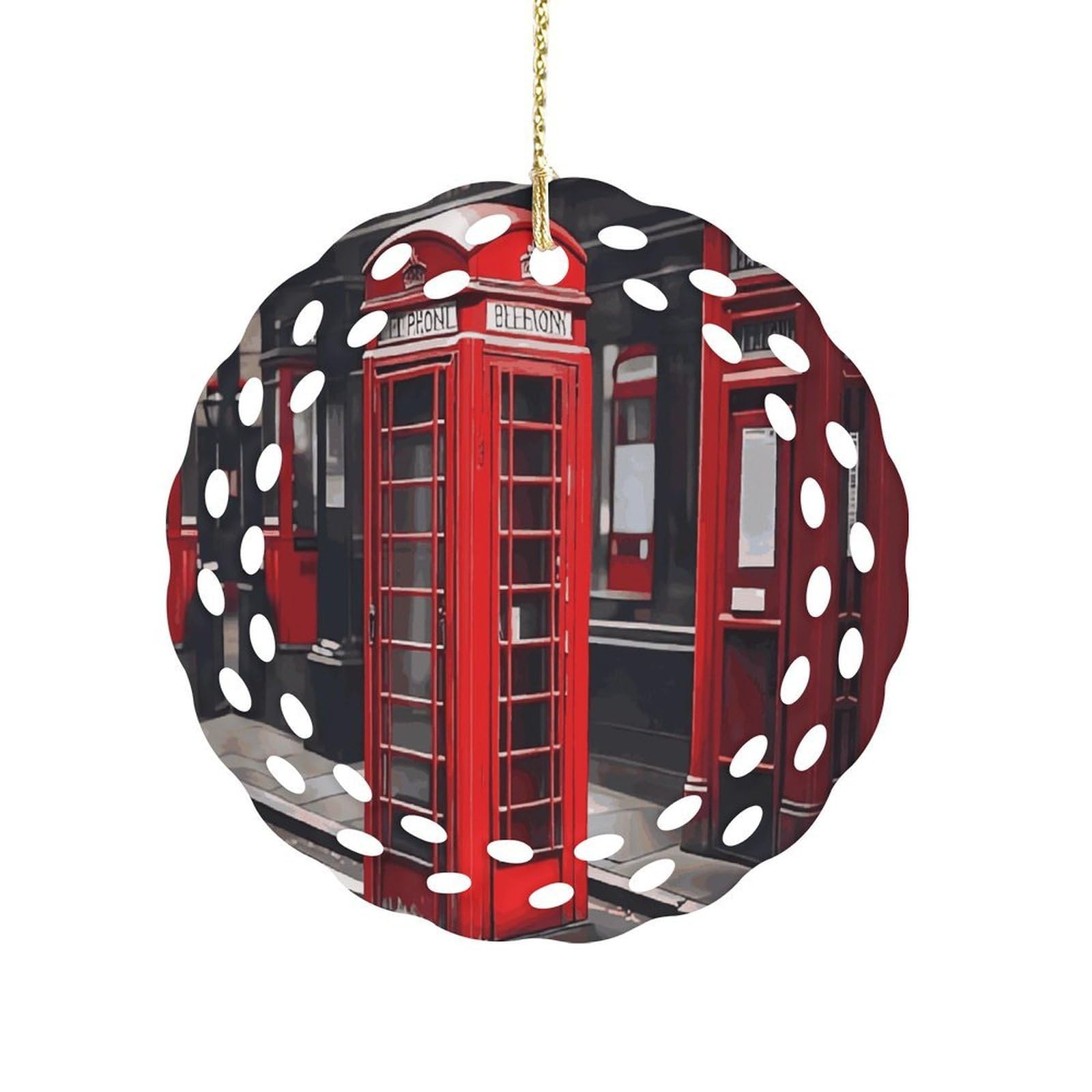 Btcowzrv Style 01714Faf733b8164c5c532e71d367e2 Ceramic Ornament,Round Ornaments With Hole Easy To Hang,Hanging Ornament For Wedding Party Home Window Garden Christmas Day Decor