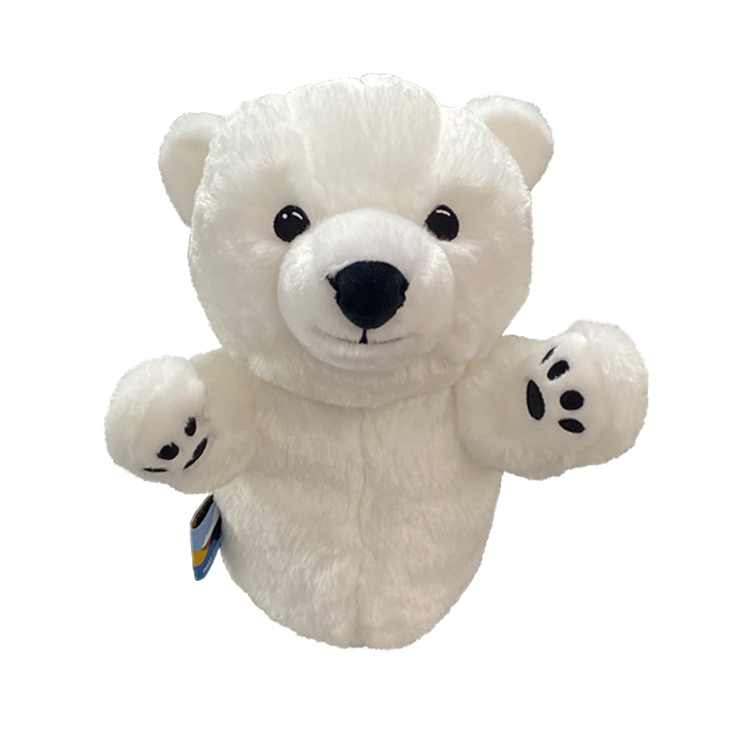 dinofactory Anagom Golf Fairway Wood & Hybrid Head Cover – Cute Polar Bear Animal Design with Paws – Fits 3 Wood & Utility Clubs – Soft Plush Golf