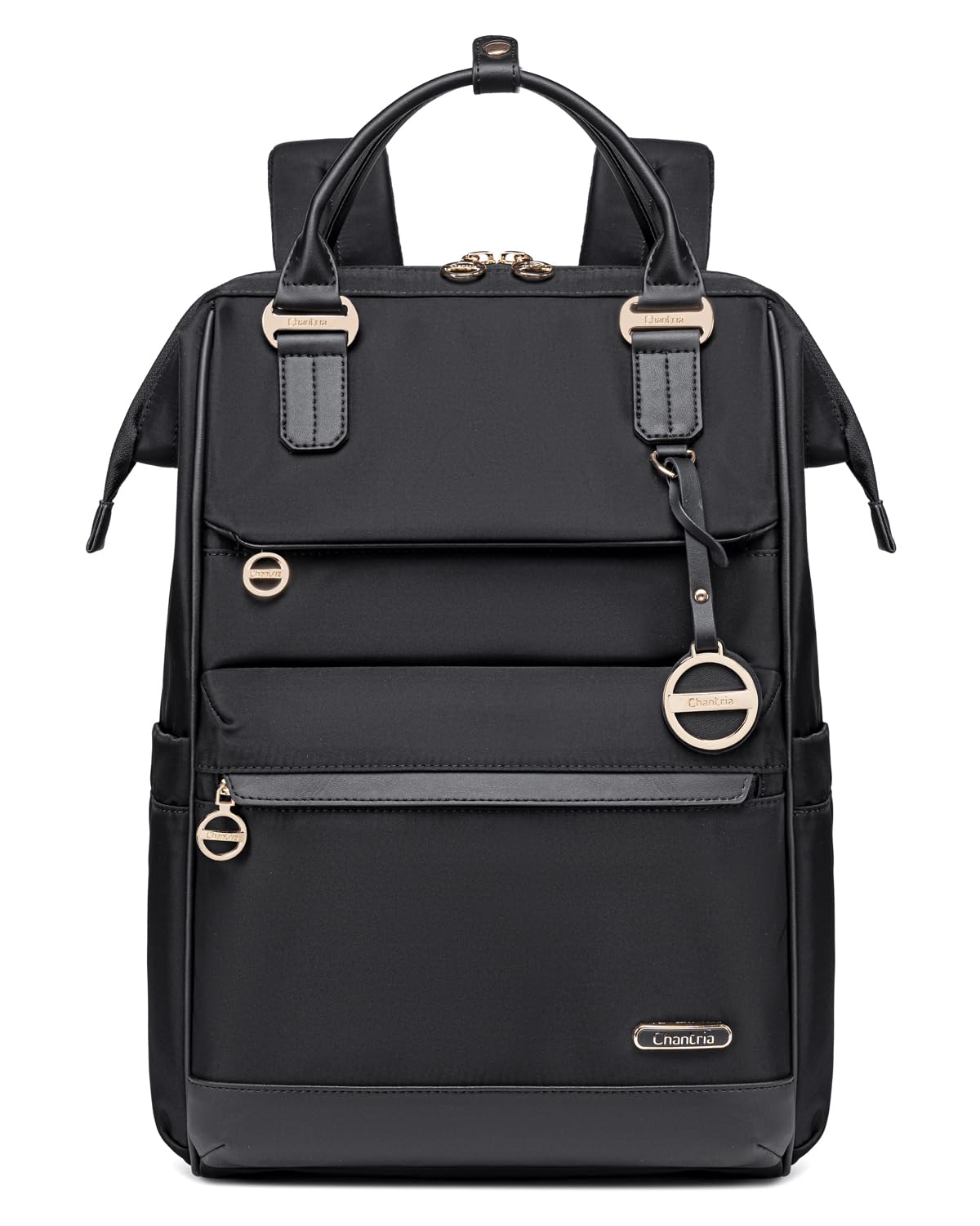 chantria Laptop Backpack for Women 15.6-inch Work Office Backpack 13L Capacity Laptop Bag College Bookbag Water-resistant Casual Backpack for Travel-picture-35