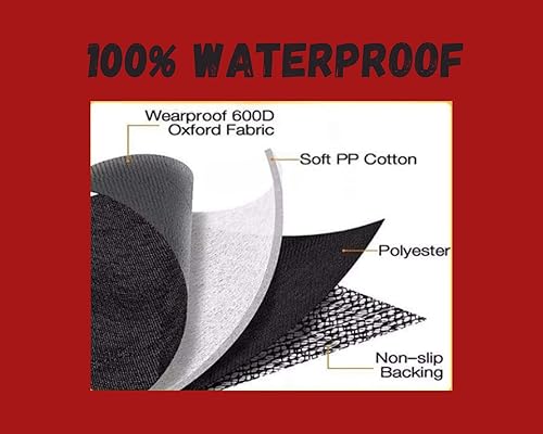 Redwolf Funda de asiento para perro para asiento trasero del vehículo resistente a los arañazos impermeable antideslizante ventana de malla