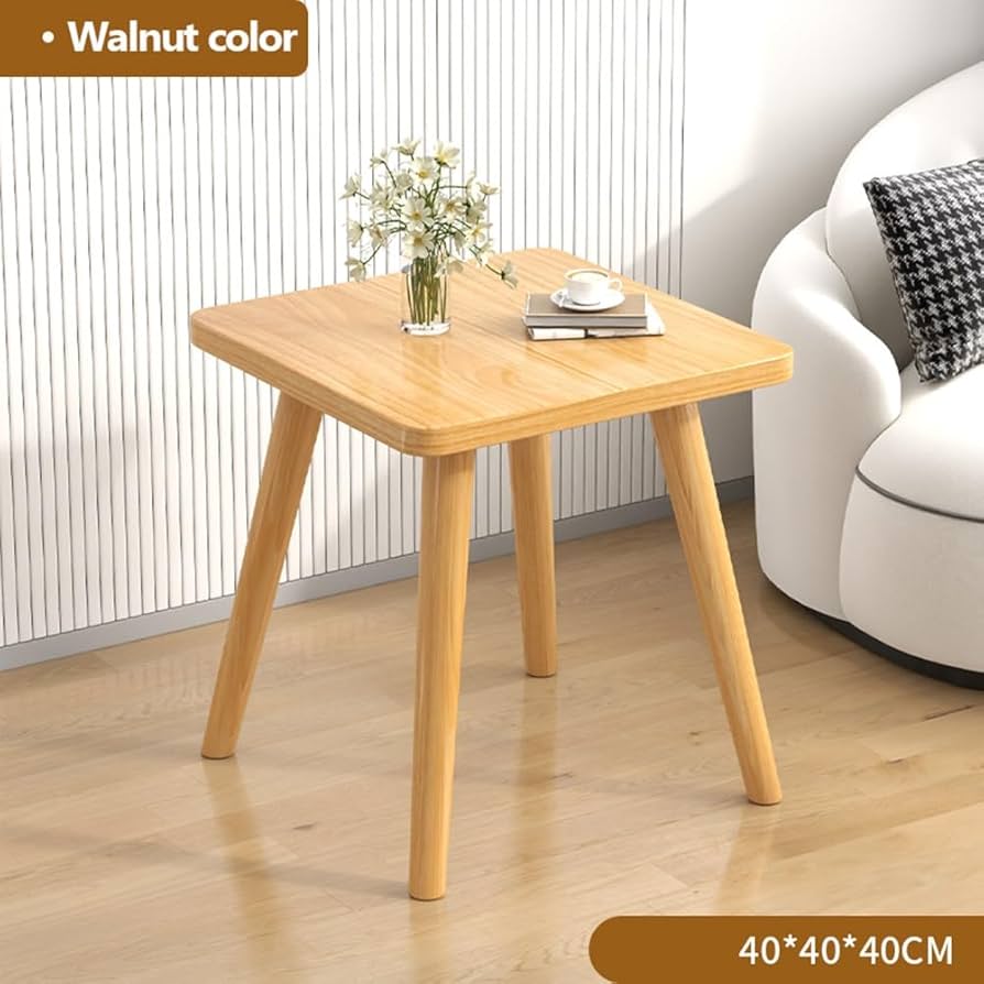 Amazon｜四角 サイドテーブル 木 北欧 小さい コーヒー テーブル
