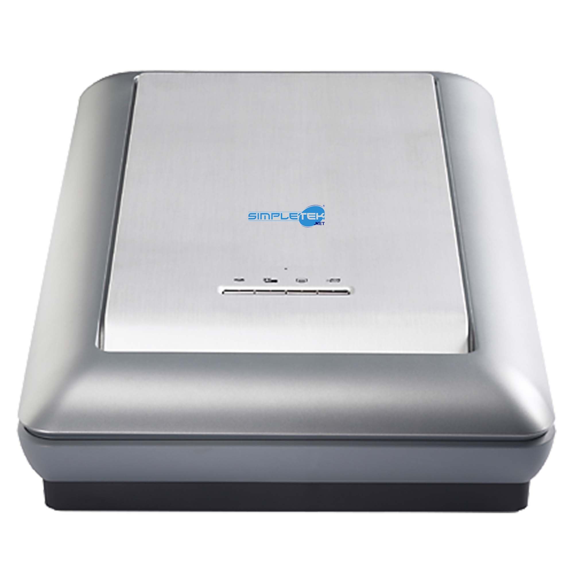 SIMPLETEK - Scanner Piano 4890 Flatbed Photo USB 4800 x 9600 DPI 48 Bit | Cavo di Alimentazione e USB Inclusi (Ricondizionato)
