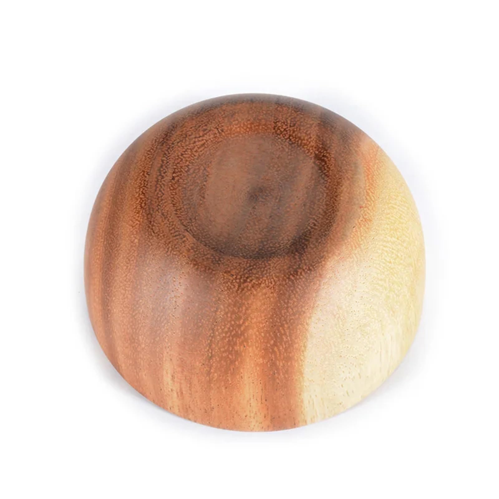 Ensaladera Ensaladera de madera hecha a mano, plato redondo grande de madera for ensalada, sopa, comedor, juego de utensilios de cocina de madera Para la cocina Ensaladas Postre Merienda(Caliber 16cm)