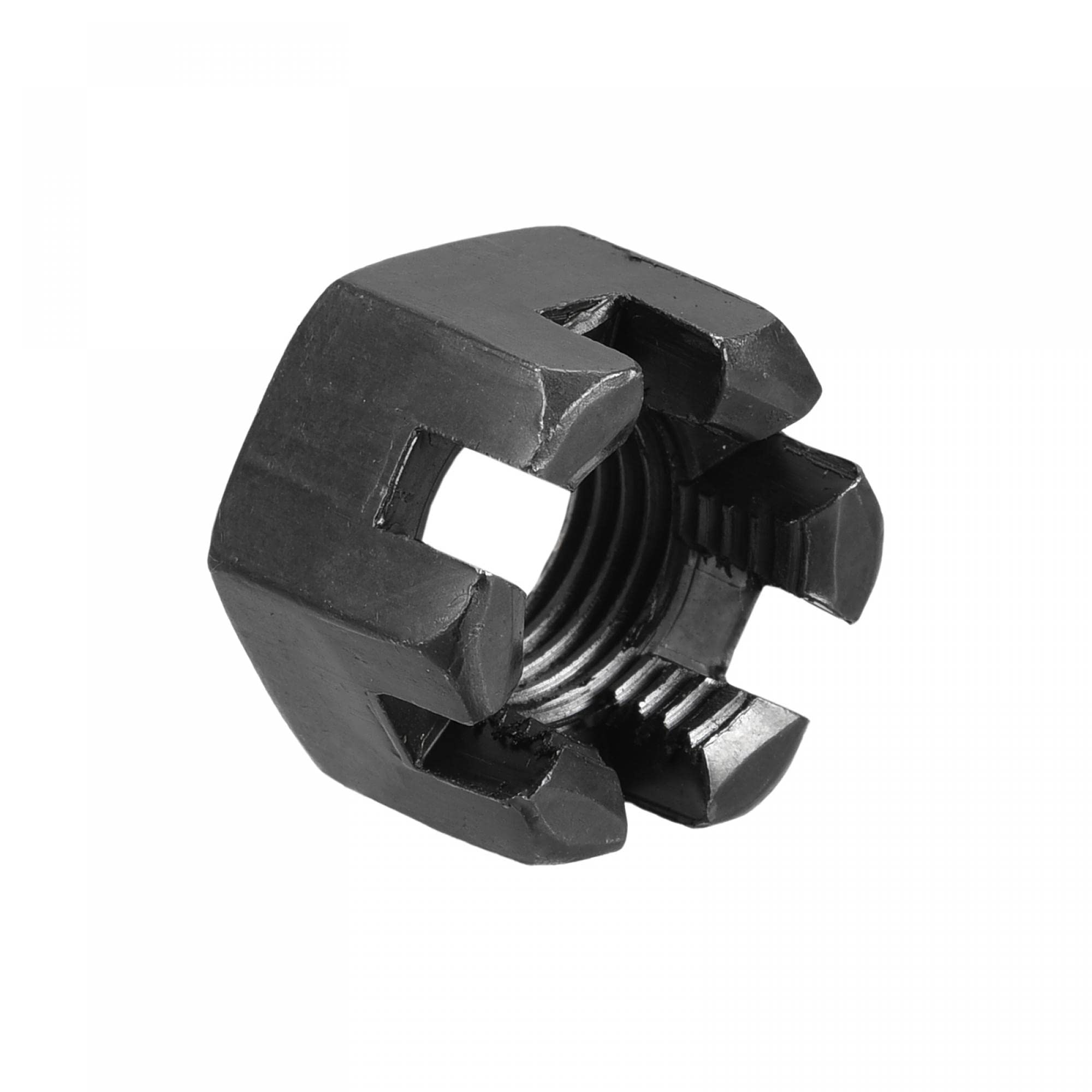 Amazon.com: uxcell M14x1.5mm Hexagon Slotted Nut, Grade 4.8