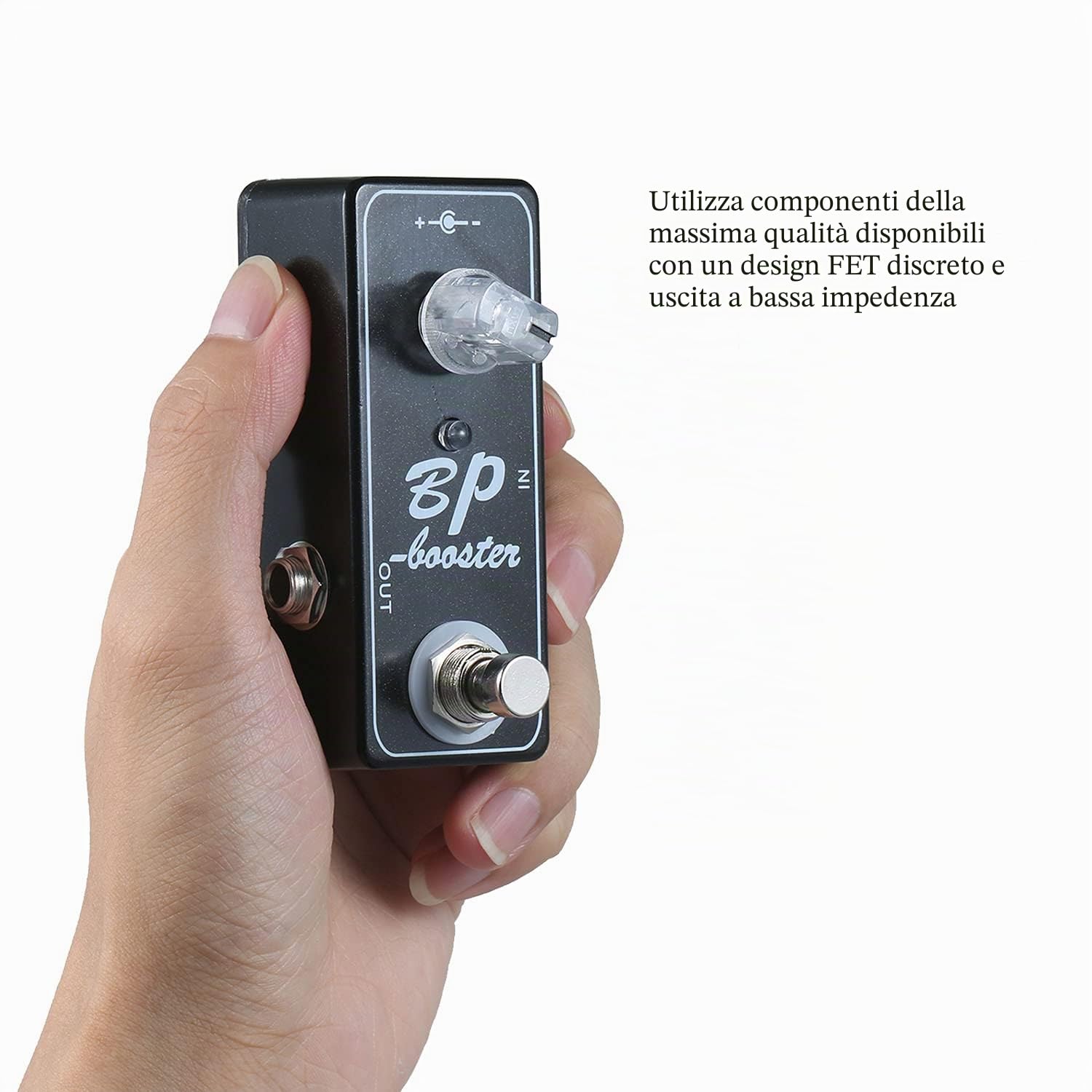 BP Booster Audio Mini Pedali per Chitarra BP Booster Clean Boost Tipo Effetto True Bypass Switching per Chitarra Basso Prodotti Elettroacustici