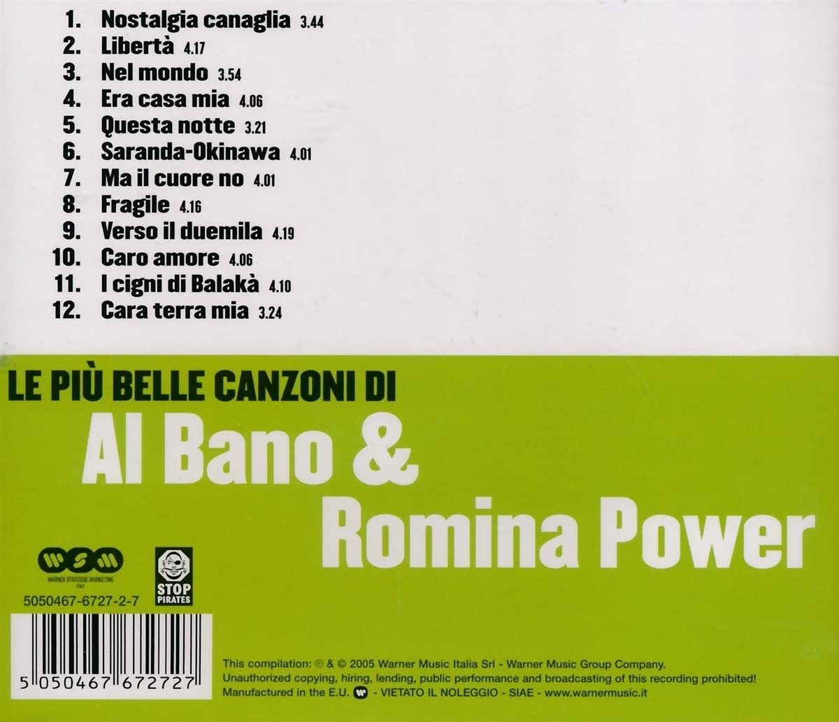 Le Piu Belle Canzoni Di Al Bano & Romina Power
