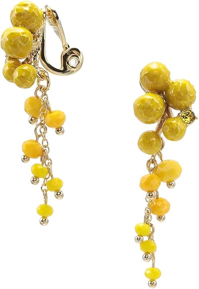 Amazon | [ヴァンドームブティック]ミモザ イヤリング VBRE9020 Y2