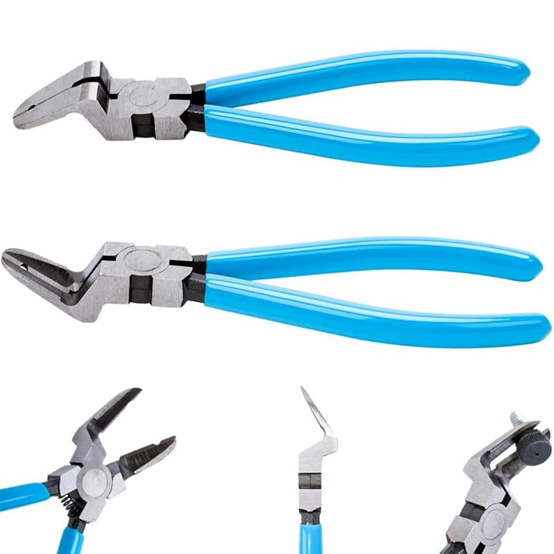 Alicate de Corte Diagonal JTZXJJX em Aço CR-MO com Cabo Emborrachado Azul JJX2572