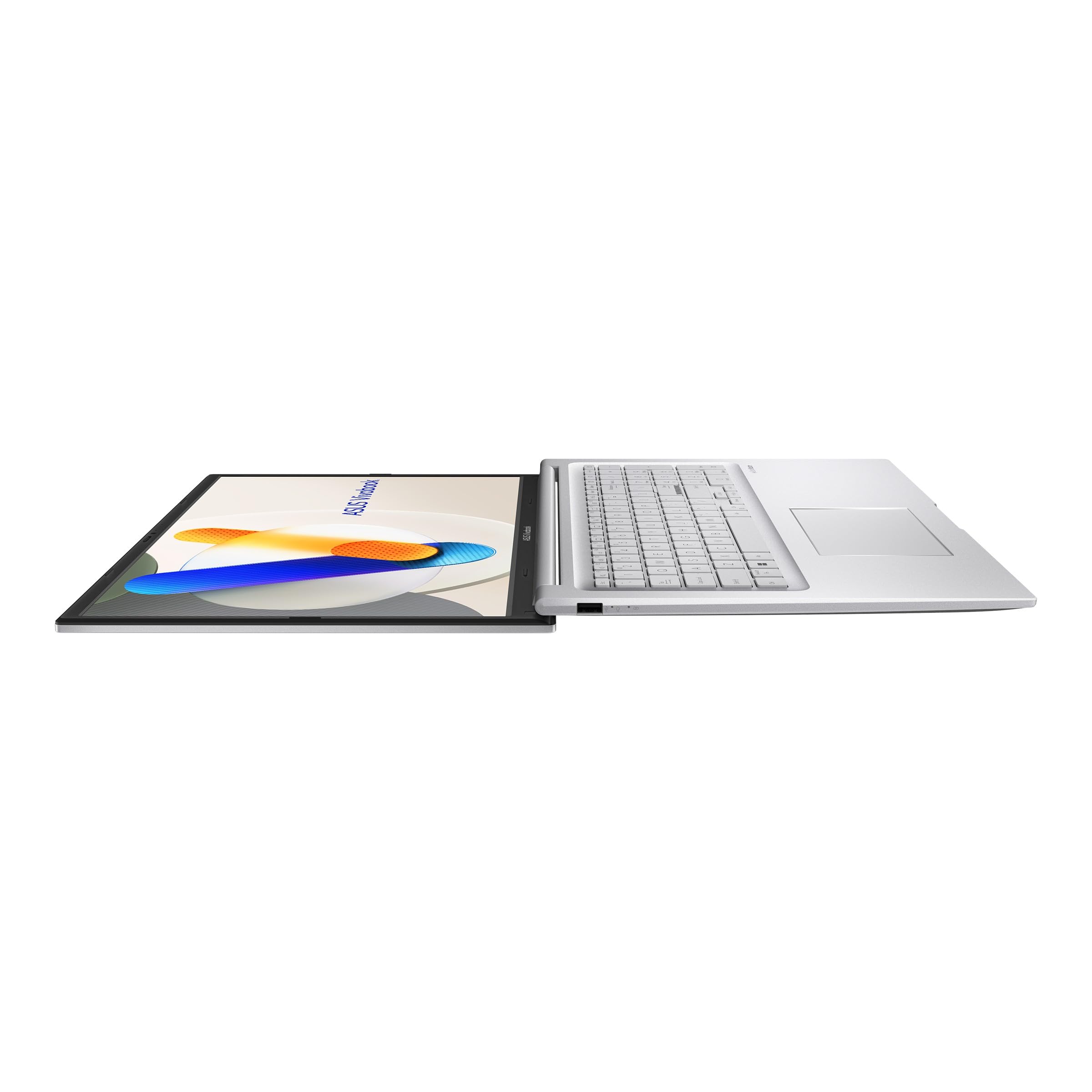 ASUS Vivobook 17 17.3 Pouces FHD PC Portable (Intel Core 5 120U, 16GB DDR5, 512GB SSD, Intel Graphics, Windows 11 Home) – Clavier AZERTY - sans Chargeur