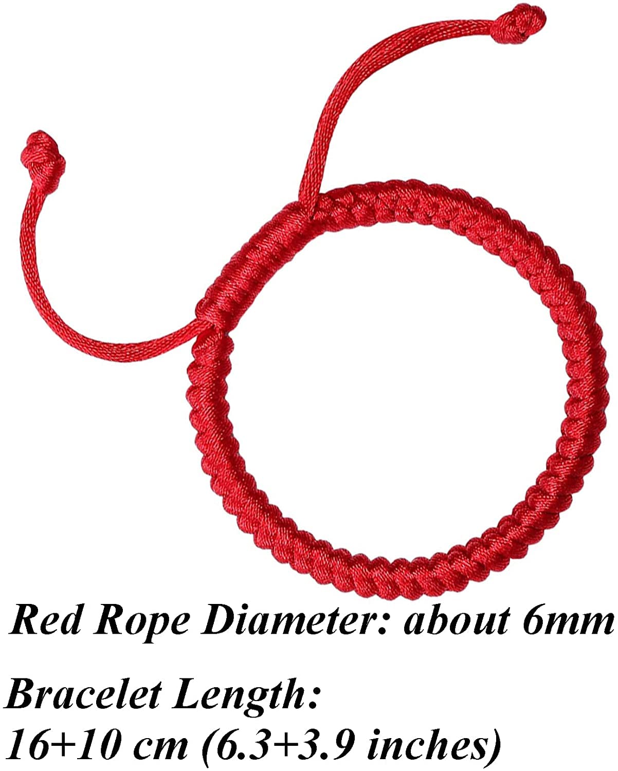Pulseras de Cuerda, Pulseras para Mujer, Pulsera de Cuentas Pulsera de Hilo Rojo Pulsera roja Amuleto Pulsera de Buena Suerte