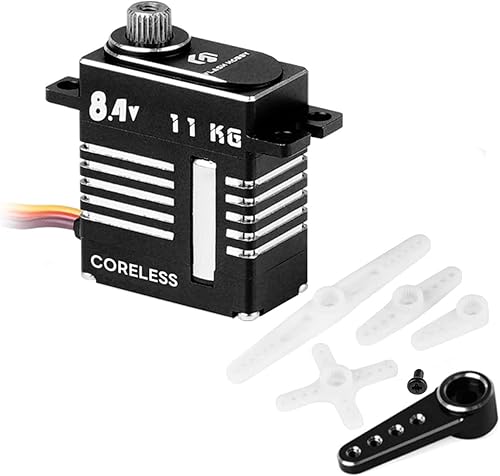 FLASH HOBBY Alto esfuerzo de torsión CLS1227RP 8.4V 24.3 lbs Servo sin núcleo con 118 124 RC Car Crawler Airplane Servo