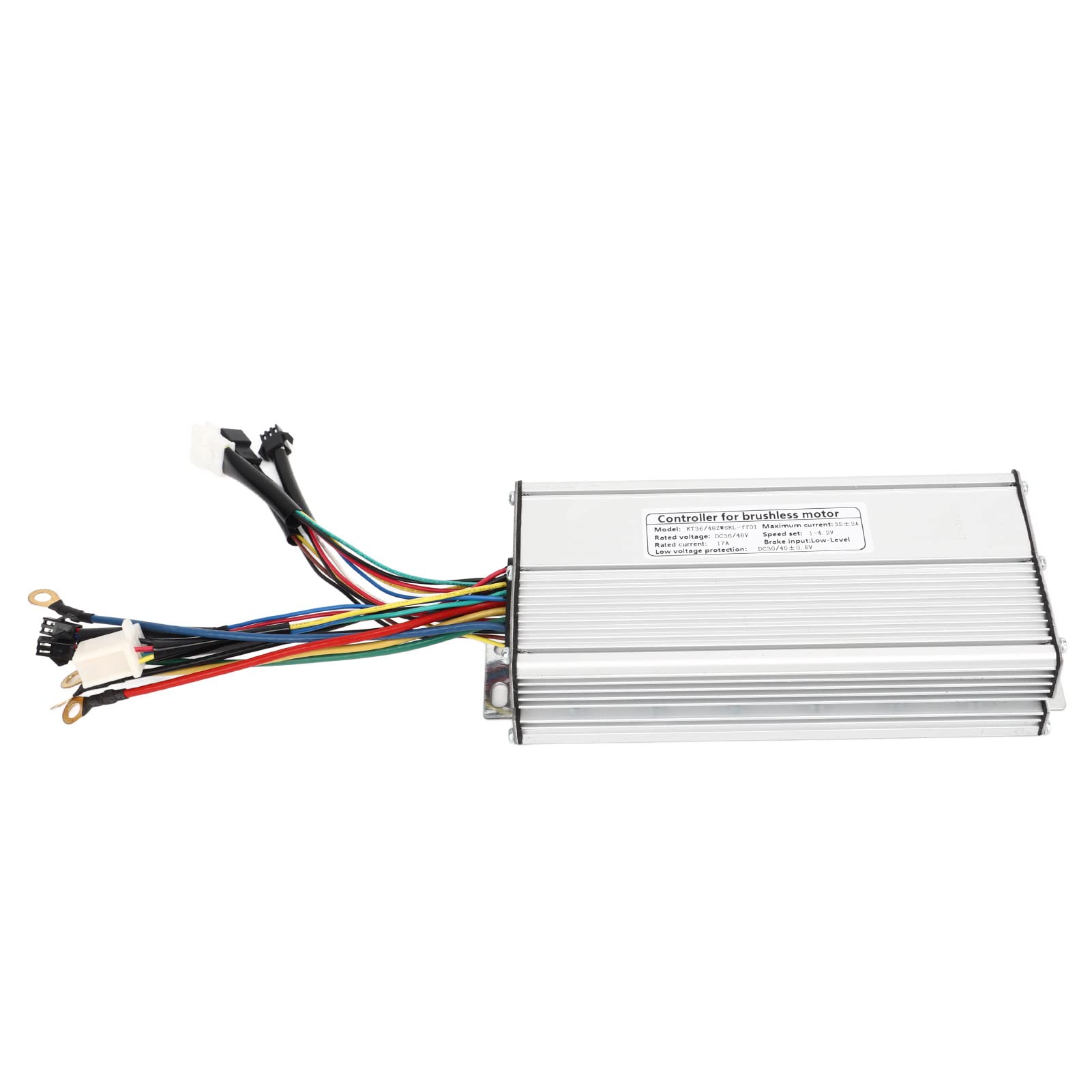BuyWeek Controlador de Motor de Bicicleta Eléctrica, Controlador Sin Escobillas 36V 48V 1000W 1500W 35A de Onda Cuadrada Controlador de Bicicleta Eléctrica
