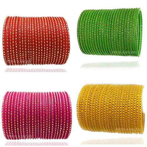 Pulseras de cristal con patrón de puntos Beautifull Nion Dot pack de 96