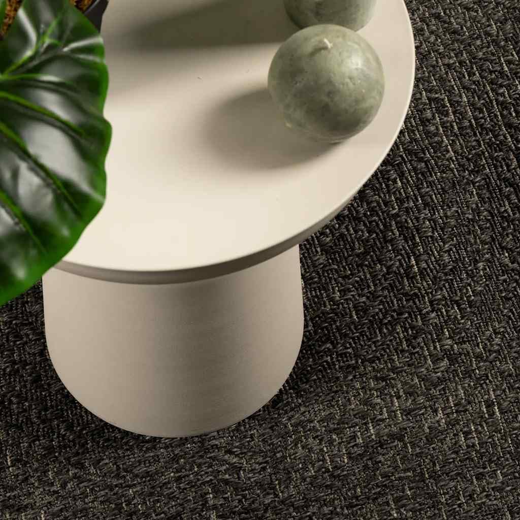 Teppich ZIZUR Anthrazit 160x230cm Jute-Optik Indoor und Outdoor,5.48kg,4010336