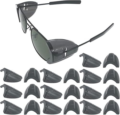 Protectores laterales para lentes, protectores laterales deslizantes, tamaño L se adapta a medianos a grandes, tamaño M para marcos de lentes