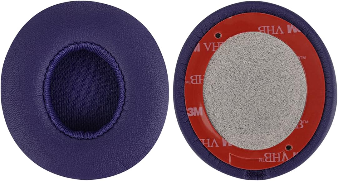 Geekria Replacement Ear Pads for Beats Solo 2 (B0534) & Solo 3 (A1796) Wireless On-Ear Headphones, Ear Cushions (Pop Purple) - Image 4