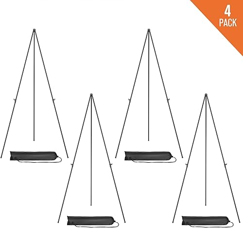 Miniatura 8 de Aredy - Soporte de caballete portátil de 63 pulgadas, caballete de metal ligero para pintar lienzo, letrero de boda (paquete de 4)