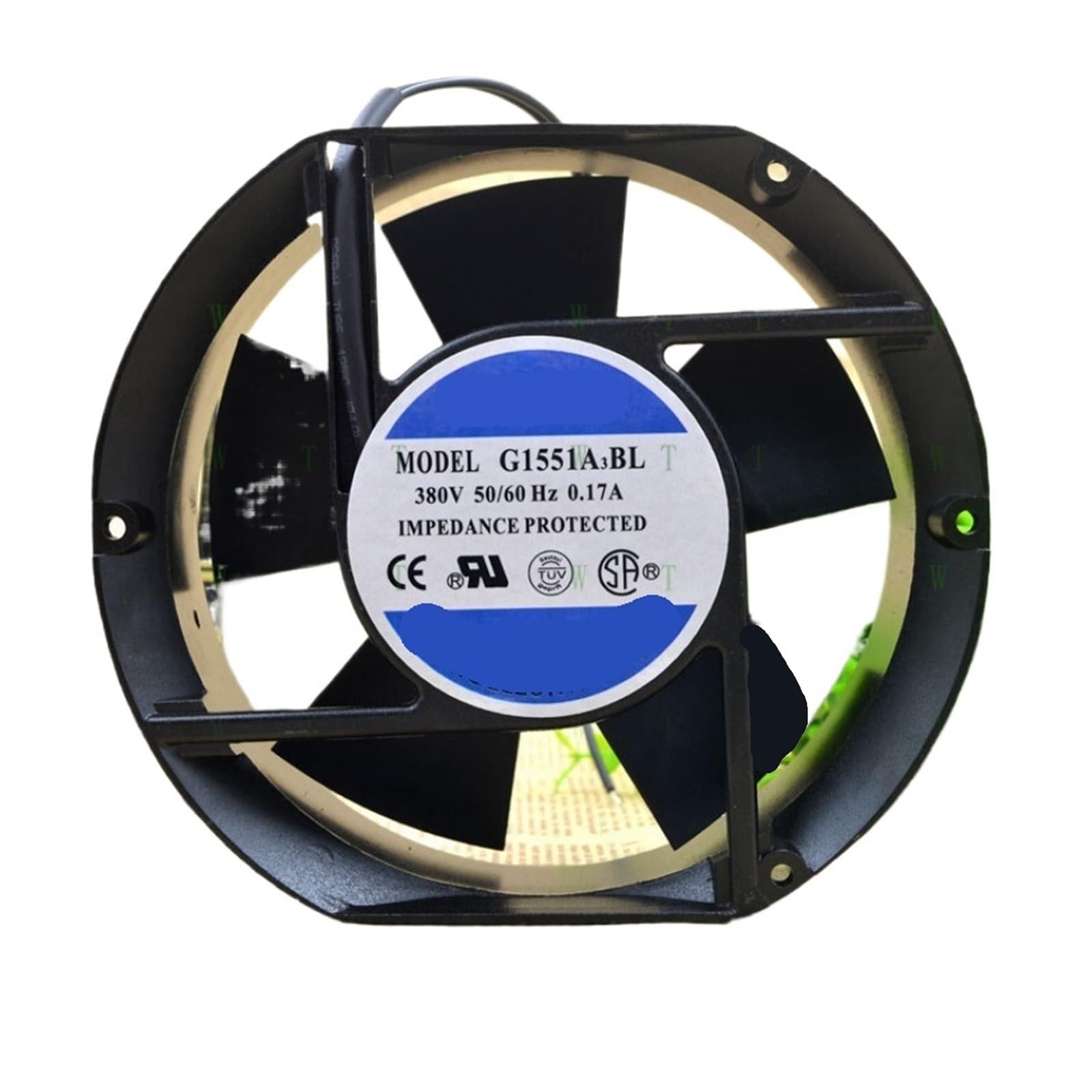 YMUGUEGH G1551A3BL 380V 17251 17CM 0.17A cooling fan