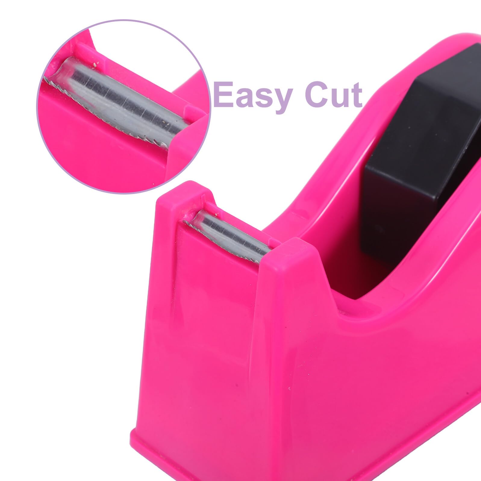 Sosoport 2 Pezzi Dispenser Base Antiscivolo Doppio Nastro Adesivo per con Tavolo per Ufficio e Spazi di Lavoro Moderni