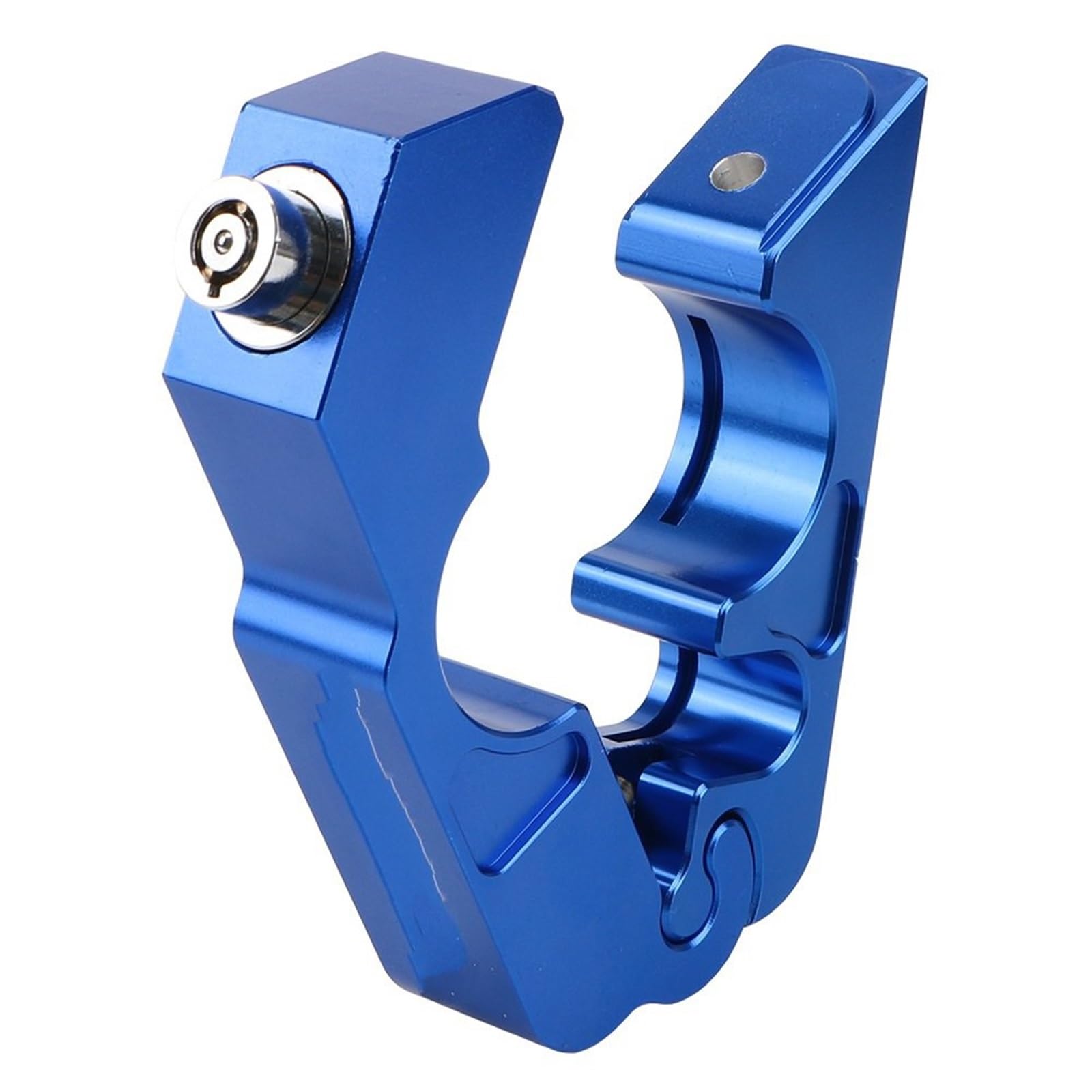 Motorcycle Handlebar Lock Security Safety Motor Locks Motorcycle Grip Lock Fit Handlebar Handset Brake Lever Disc Locking Anti-Theft Motorcycle Disc Lock(Blue)