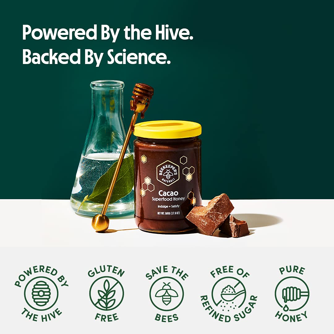 Exсluѕіvе Dіѕсоunt 70% Prісе Beekeeper's Naturals Superfood Cacao Honey - Raw Honey with Organic, Raw Ecuadorian Cacao, Filled with Antioxidants, Iron and Calcium - Paleo-Friendly, Gluten, Dairy, Egg & Sugar Free (1.1lbs) Gеt Sресіаl Prісе Beekeeper's Naturals Superfood Cacao Honey - Raw Honey with Organic, Raw Ecuadorian Cacao, Filled with Antioxidants, Iron and Calcium - Paleo-Friendly, Gluten, Dairy, Egg & Sugar Free (1.1lbs)