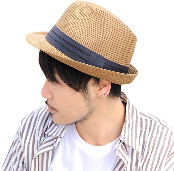 Amazon イチヨンプラス ハット メンズ 夏 Inak0052 03 Br ハット 通販