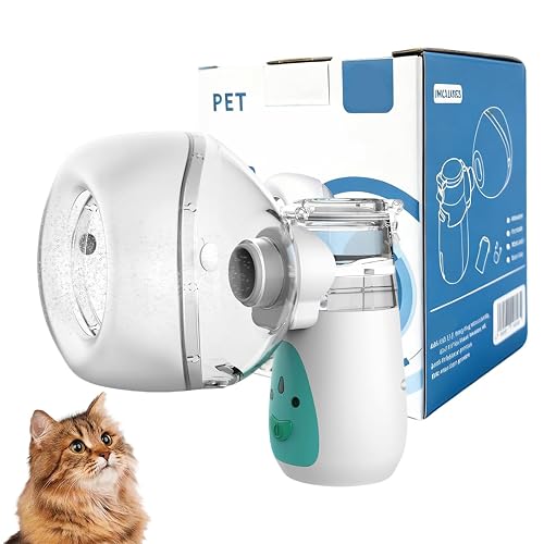 Portable Cat Inhaler with Cat Mask, Low Noise, Strong and