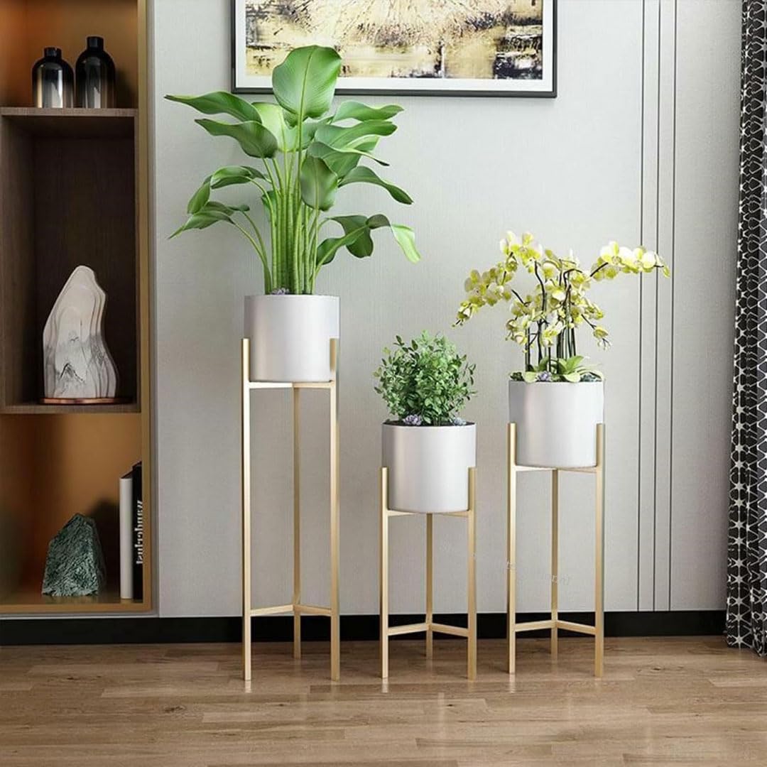 See full amazon price history chart for CBC Modern Metal Floor Flowers Planter with Stands for Living Room, Bedroom, Home Decor, Display Tall Indoor Plant Stand with Planter Pot Set of 3 (White) CBC Modern Metal Floor Flowers Planter with Stands for Living Room, Bedroom, Home Decor, Display Tall Indoor Plant Stand with Planter Pot Set of 3 (White) (B0C1SQBRHQ) Amazon Price History, Amazon Price Tracker