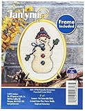 Janlynn 14 Count Friendly Snowman Mini Counted Cross Stitch Kit, 3