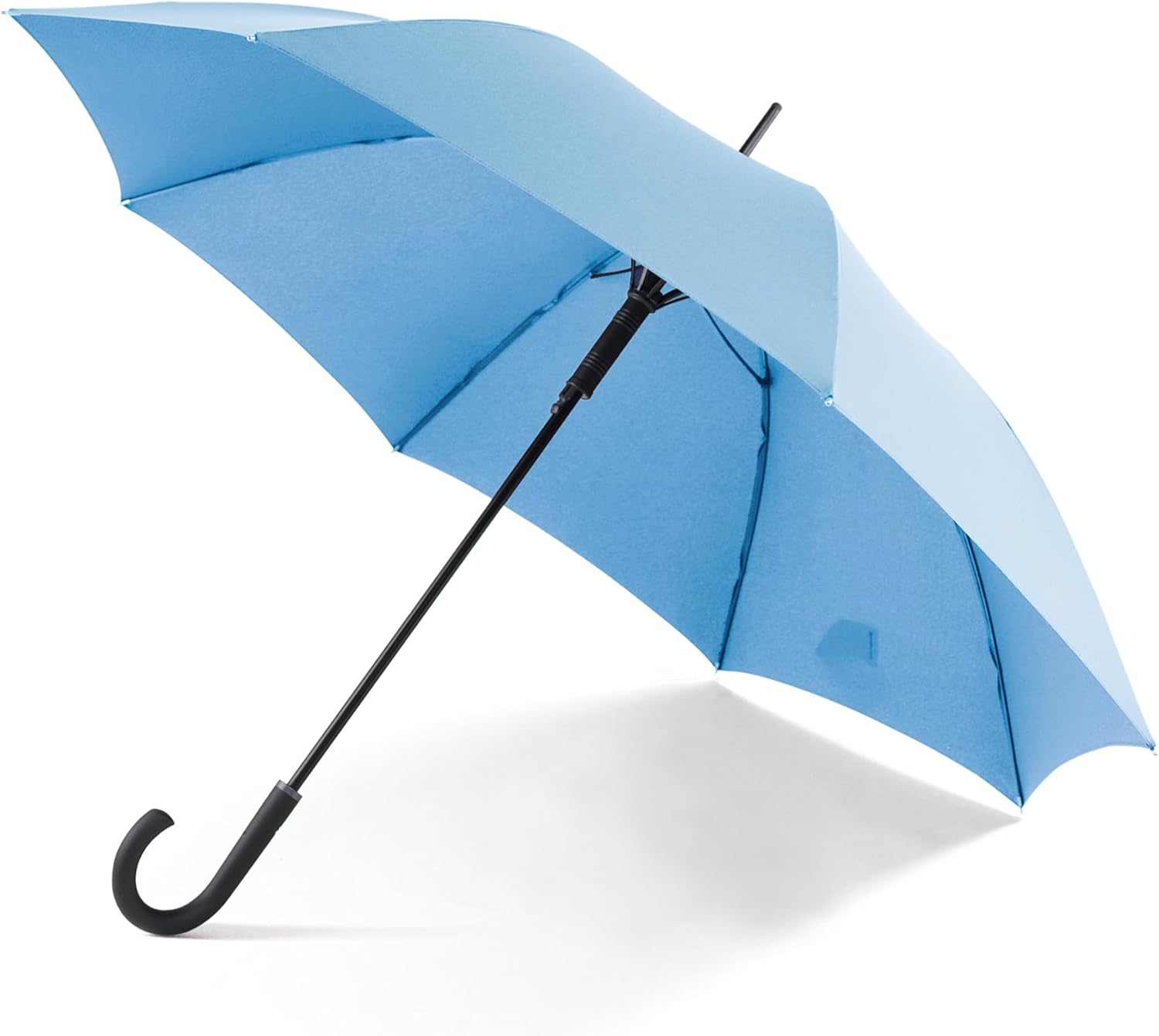 Large Stick Umbrella Windproof Automatic Open 50 Inch Umbrella with Hook Handle,Over Sized J Handle Umbrellas for Men and Women,Windproof Unbreakable Stick Rain Golf Umbrella