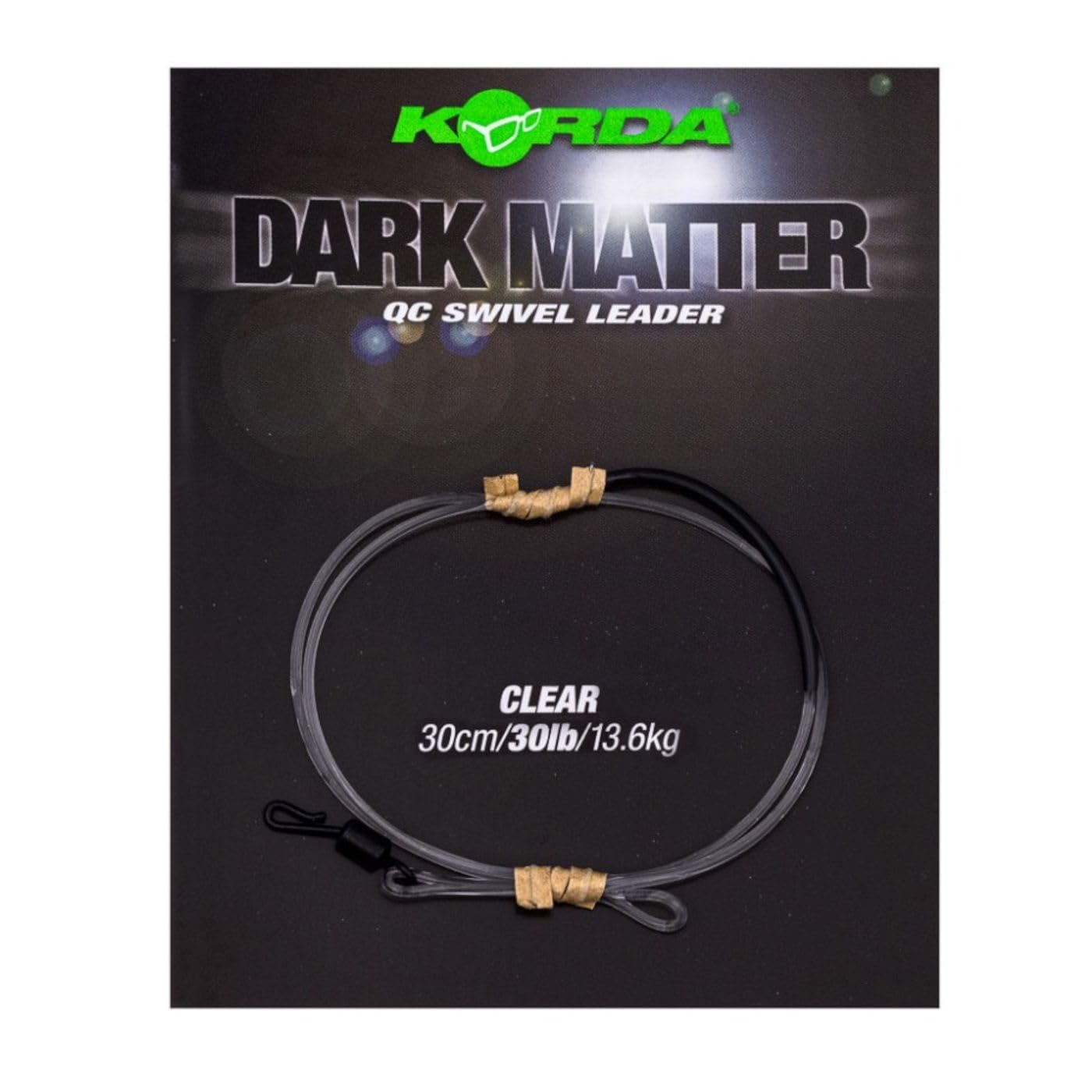 Korda DM Leader QC Swivel Clear 30cm 30Lb