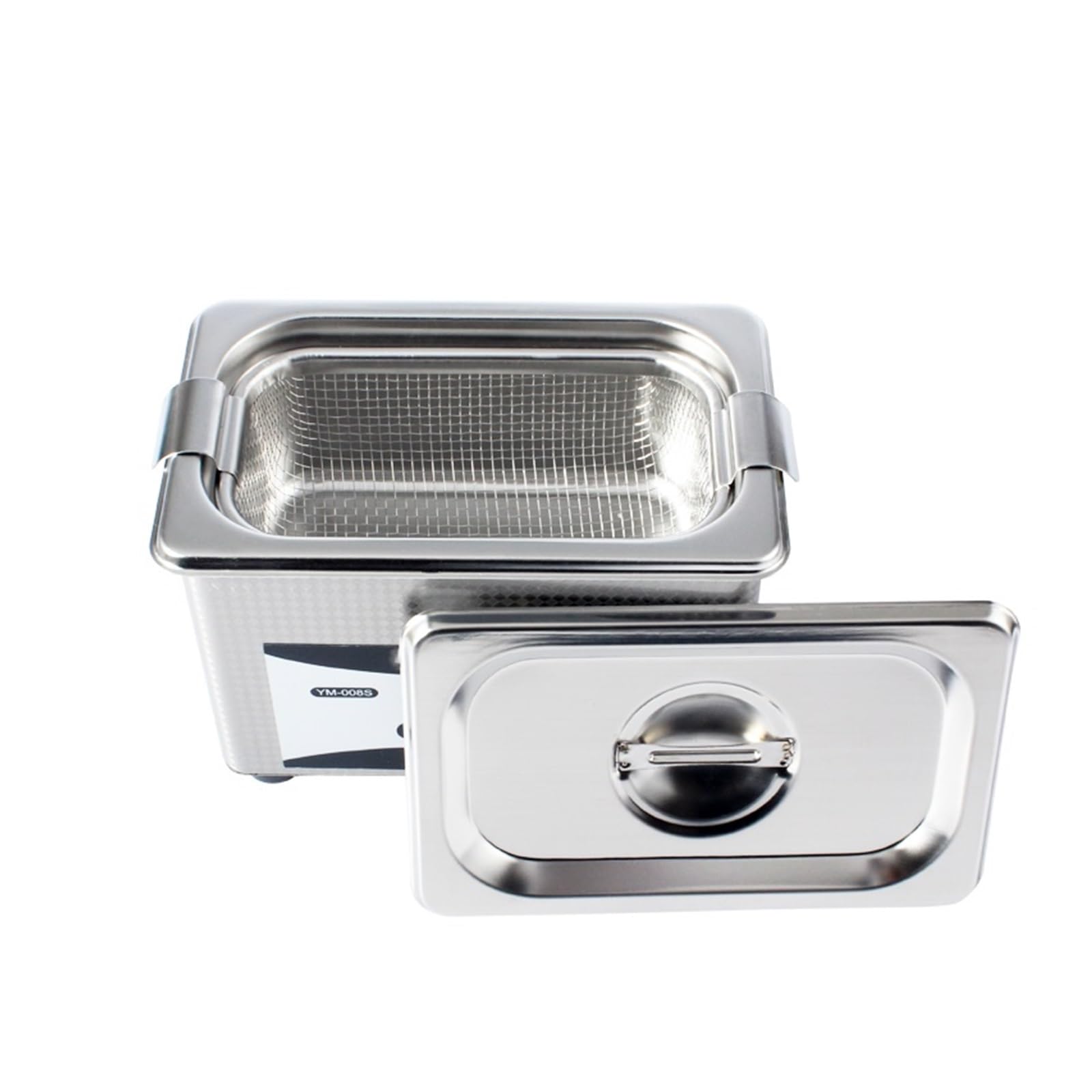 Czyszczenie ultradźwiękowe, 50W 0.8L Myjka Ultradźwiękowa Pralka Ze Stali Nierdzewnej Okulary Zegarek Biżuteryjny Mini Zbiornik Do Czyszczenia Fali Ultradźwiękowej