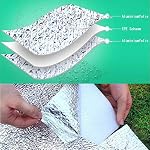 Foam Sleeping Mat, Aluminum Insulated Camping Pad for Tent Floor - Image 4