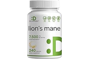 Lions Mane Mushroom Supplement - The Real Mushroom for Cognitive Health