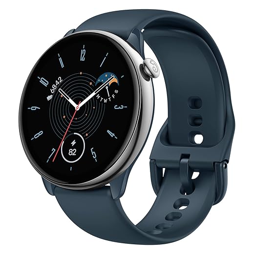 Amazfit GTR Mini 43mm Smartwatch Reloj Inteligente, 5 Posiciones satélite GPS, AMOLED, 326 PPI, 120+ Modos Deportivo, SpO2, Monitor de frecuencia cardíaca, 5 ATM Impermeable, Monitor de sueño
