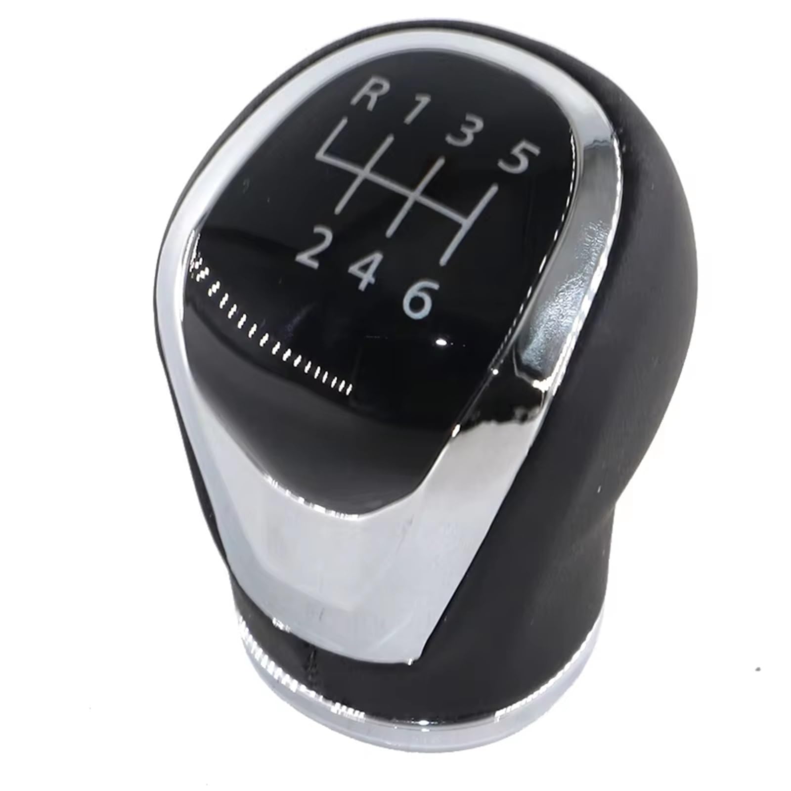 PDURMBUAB Gear Shift Knob Manual 6 Speed Leather Manual Gear Shift Knob Head Cover Lever Stick for Qashqai J11 X-Trail T32