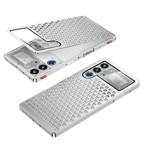 Red Magic 11 Pro�p�o���p�[ �A���~ ���M ���b�h�}�W�b�N11 Pro+�p�P�[�X �w�ʃp�l���t �Ռ��z�� ���ϋv���J�o�[(�V���o�[)