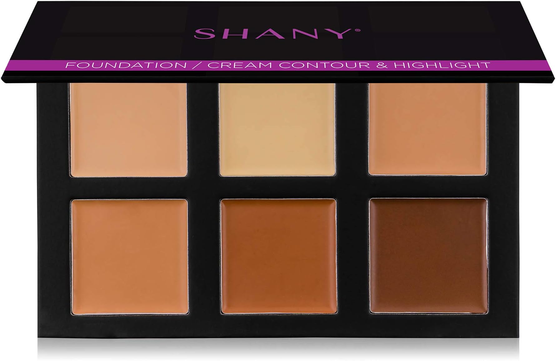 Cosmetics Foundation/Cream Contour & Highlight Palette with Mirror - Layer 2 - Refill for the Contour and Highlight 4-Layer Makeup Kit, SH-4L-2