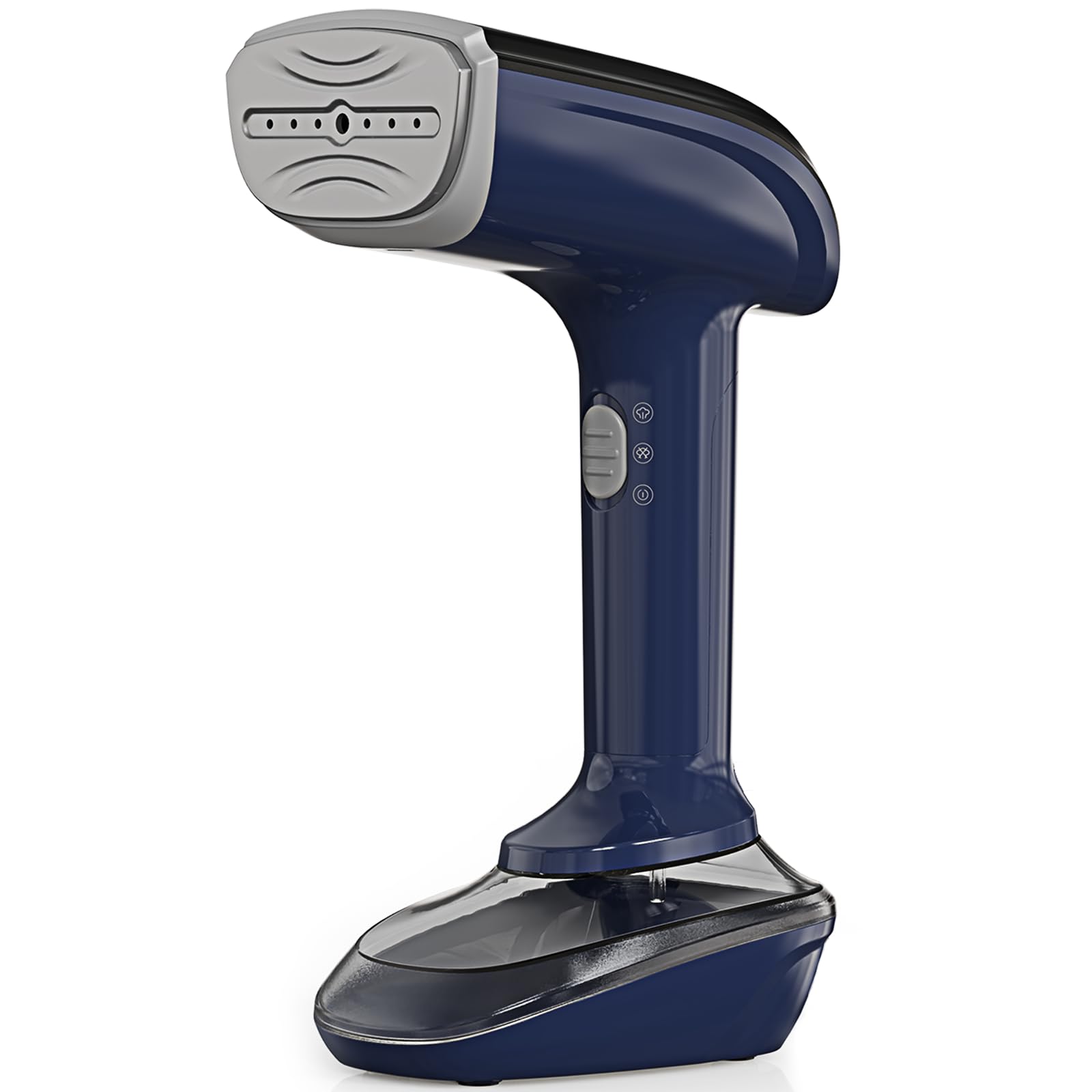 Handheld Garment and Fabric Steamer 1800 Watts, 20-Second Fast Heat-Up Ceramic Plate Steam Nozzle, 2 in 1 Fabric Wrinkle Remover and Clothing Iron,Lint Brush,US 120V Only,Blue