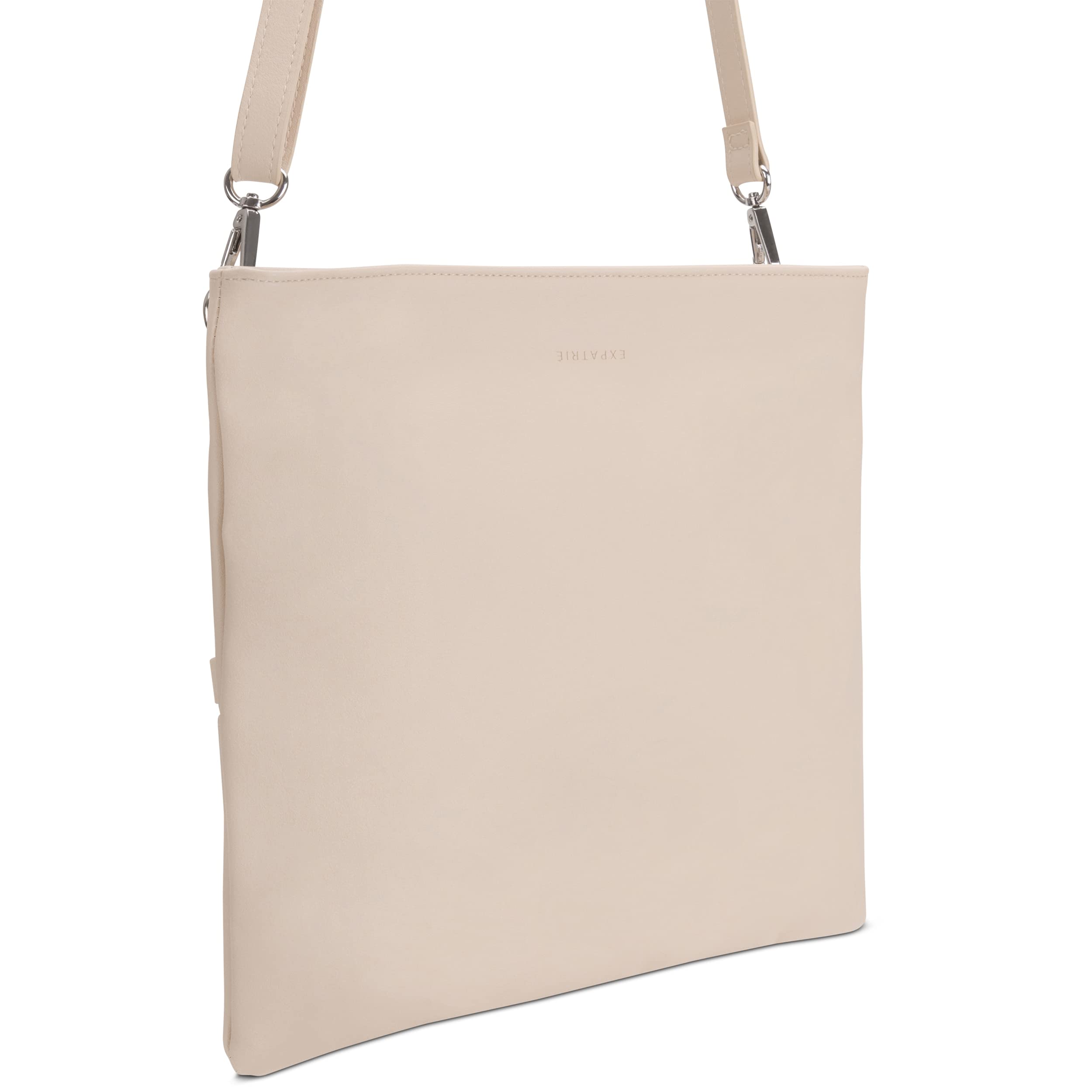 Expatrié Clutch Marie Damen Handtasche aus Veganem Leder - PU Ledertasche Abendtasche Umhängetasche Tasche Schultertasche - Elegante Clutch & Schultertasche in Einem