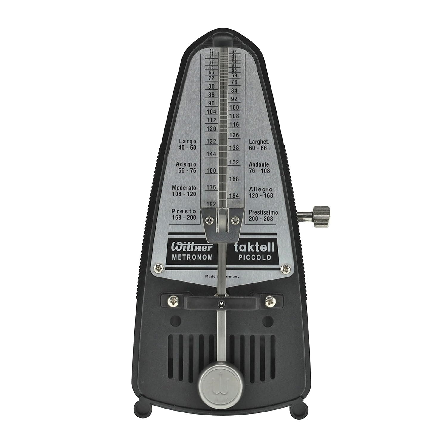 Wittner Taktell Piccolo 836 mechanisches Metronom Schwarz