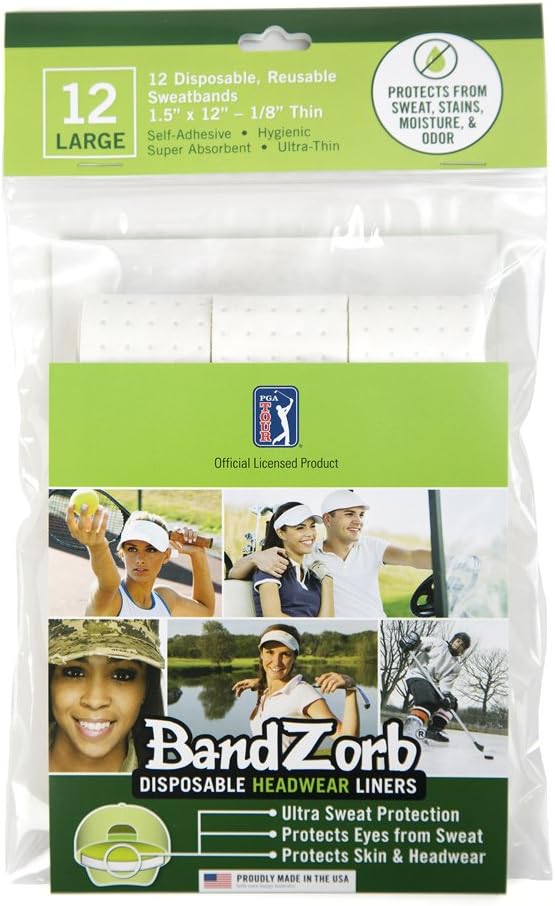 PGA Disposable Headwear Liners (12-Pack)