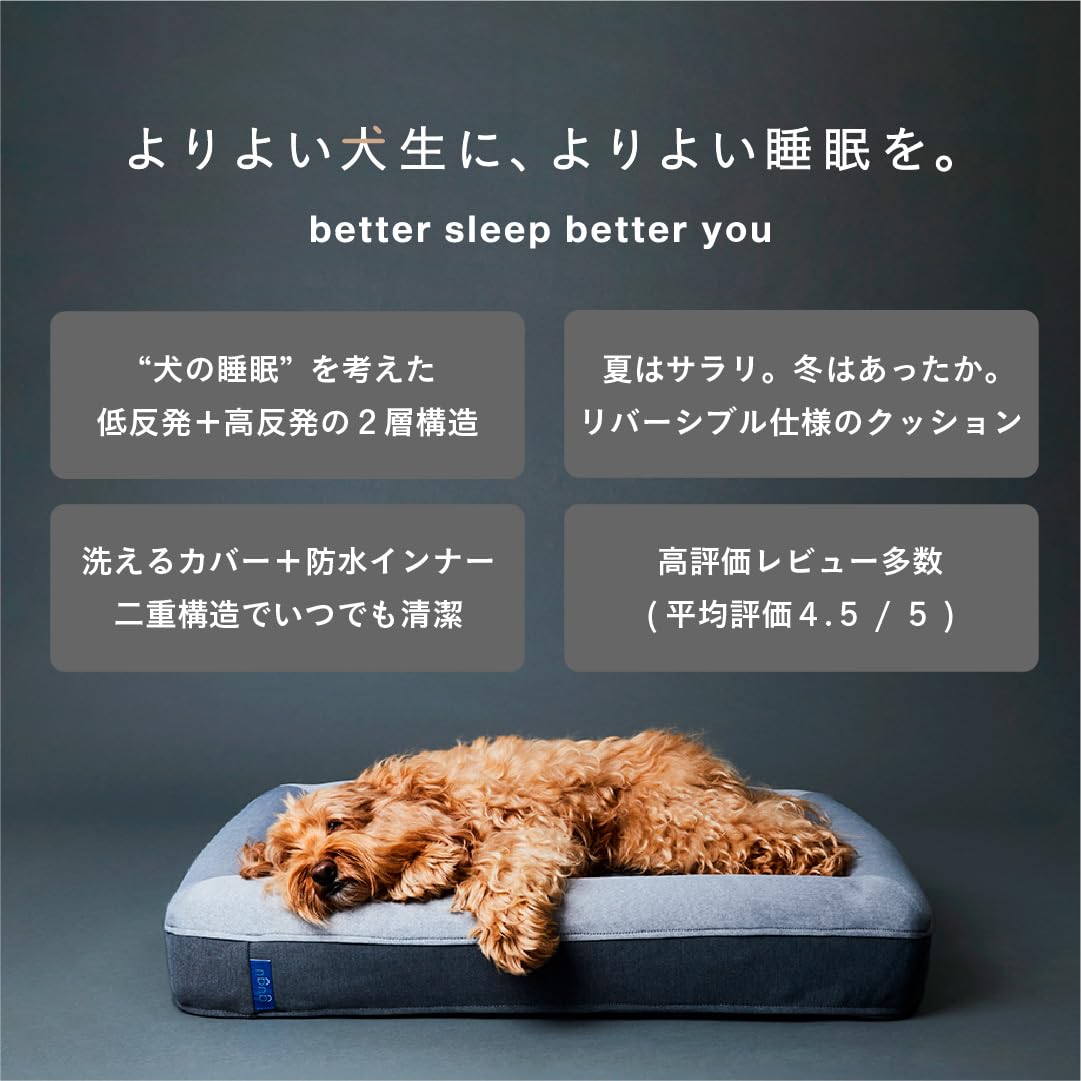 Amazon | グーグースリープ 犬 ペット ベッド エクストラスモール