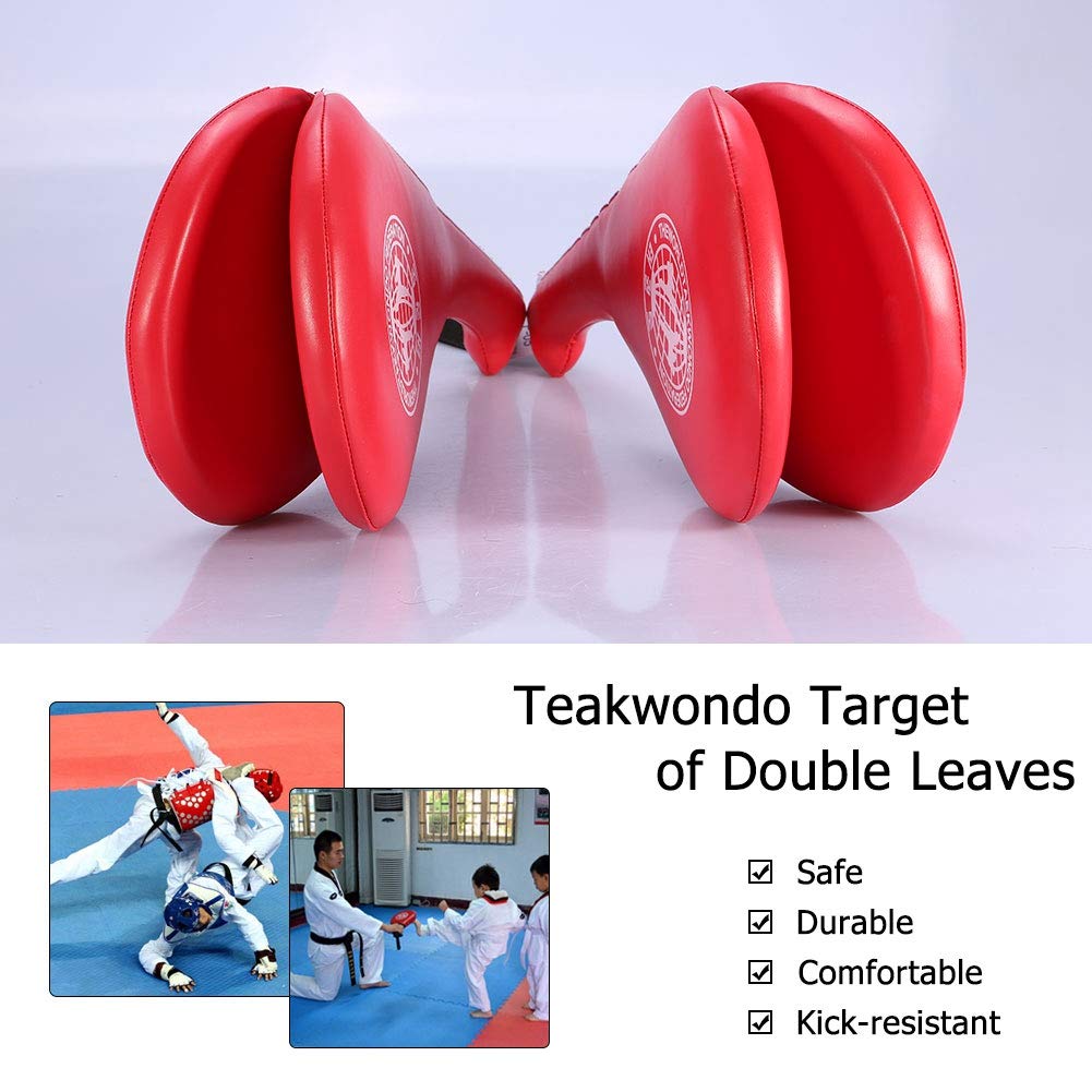 Alomejor 1 Paire Boxing Pad Double Pad Pad pour Karaté Tae Kwon Do Boxe Formation Poinçonnage