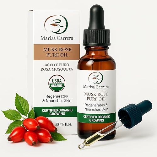 Aceite de rosa mosqueta orgánico 100 certificadoAceite Puro De Rosa Mosqueta 30 Ml1 Floz Primera prensa en fríocura la piel seca líneas finas